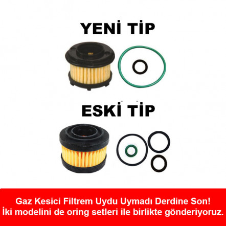 1. Kalite İthal Brc Tip Gaz Filtre Conta Seti