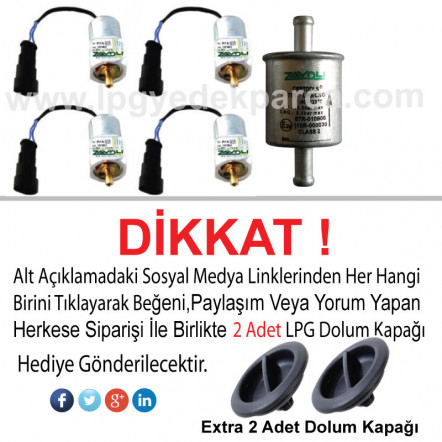 Zavoli Pan Dörtlü Enjektör Takımı