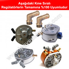 Kme Tip Sıralı Regülatör Su Dirseği