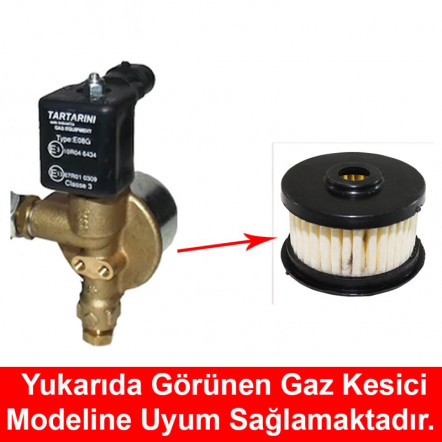 Tartarini Gaz Kesici İç Filtre Eski Tip