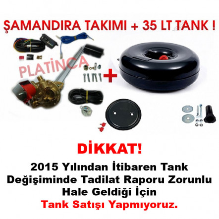 35 Lt Simit Lpg Tankı + Şamandıra