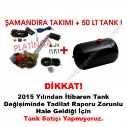 50 Lt Silindir Lpg Tankı + Şamandıra