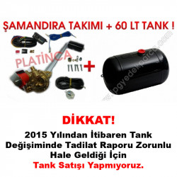 60 Lt Silindir Lpg Tankı + Şamandıra