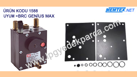 Brc Genius Max Sıralı Regülatör Diyaframı