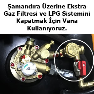 Karavan LPG Samandırası Gaz Filtresi