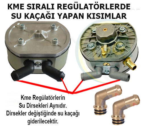 Kme Sıralı Regülatör Antifriz Kaçağı