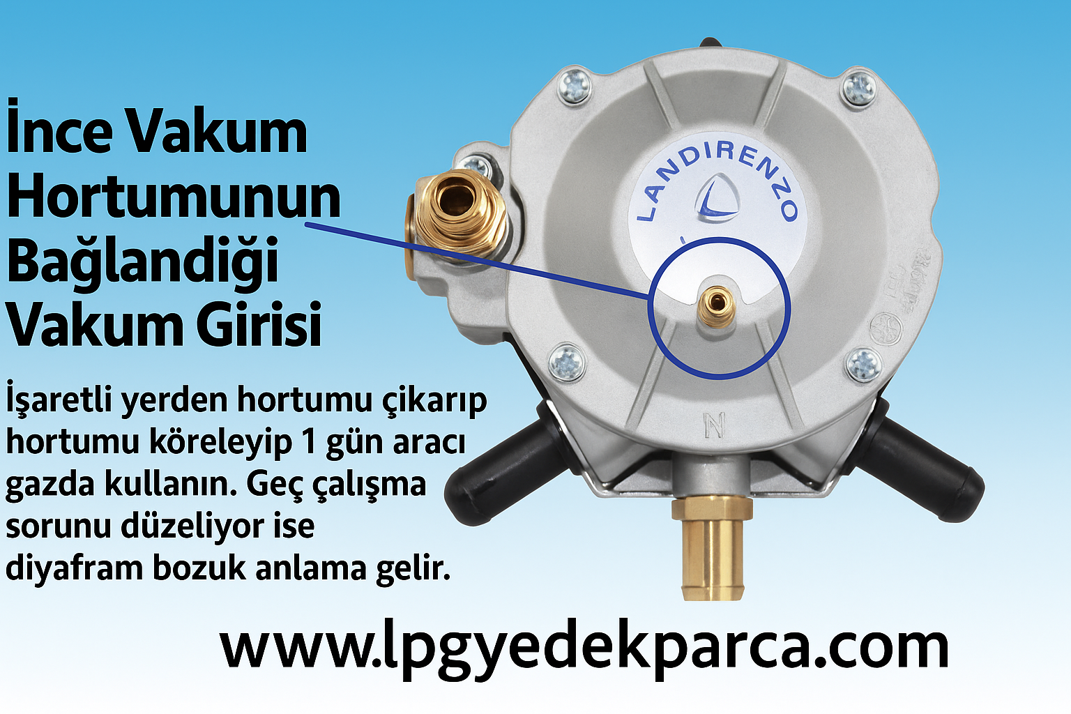 Landirenzo Sıralı Regülatör Arıza Tespiti Landirenzo Sıralı Regülatör Arıza Tespiti