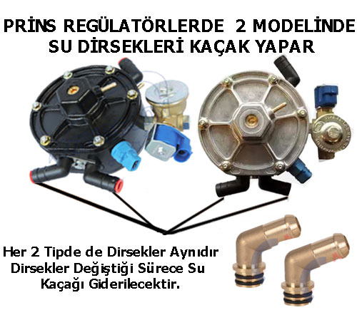 Prins Sıralı Regülatör Su Kaçağı